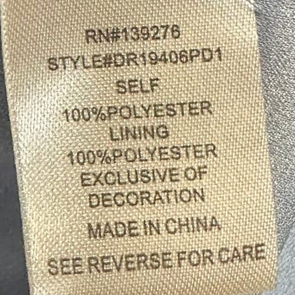 DR2 Medium Baby Blue Ruffle Shoulder Top Boho Tied Lace Clip Dot Work Cute Girly - Picture 8 of 11